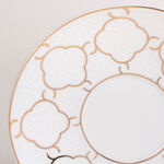 Dallaty white and gold porcelain Turkish coffee cups set 12 pcs image number 2