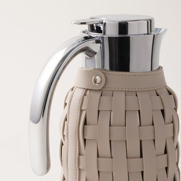 Dallaty stainless steel vacuum flask 0.8L, beige image number 3