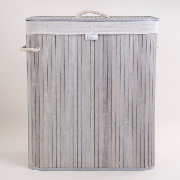 Bamboo Hamper Grey image number 0