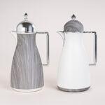 طقم دلات بلاستك لون رمادي تصميم كوفه سعة 1 لتر من دلتي  image number 0