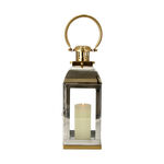 Lantern Stainless Steel Silver & Gold image number 1