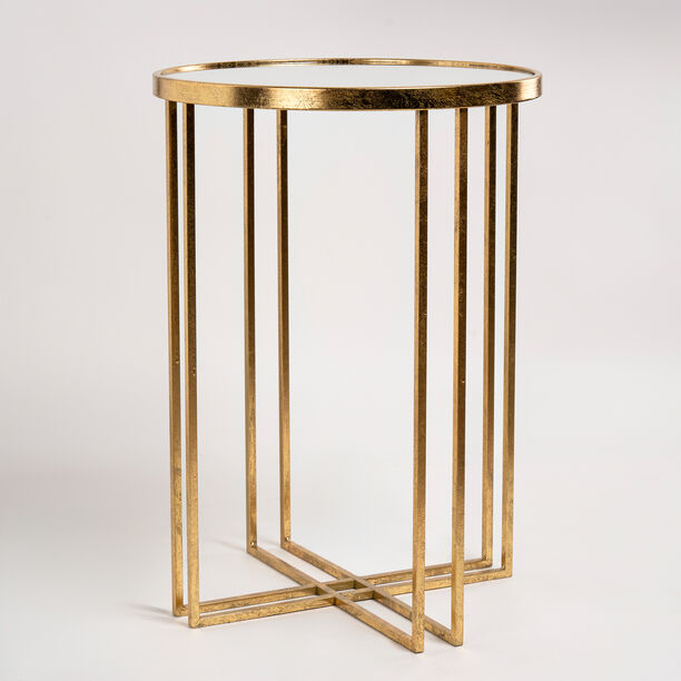 2 Pcs Nested Table Gold image number 3
