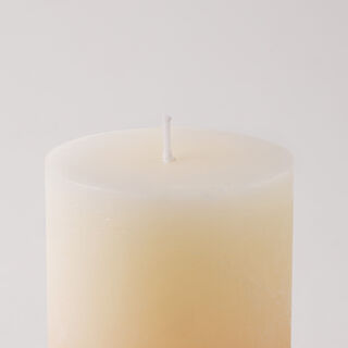 Pillar Candle Sense Rustic Ivory 