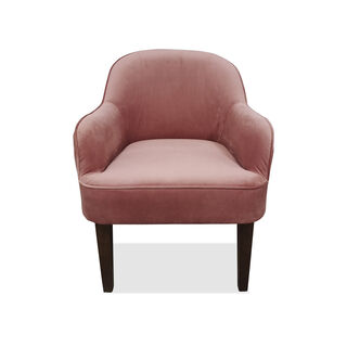 هومز كرسي خشبي وردي 66*66*80 سم