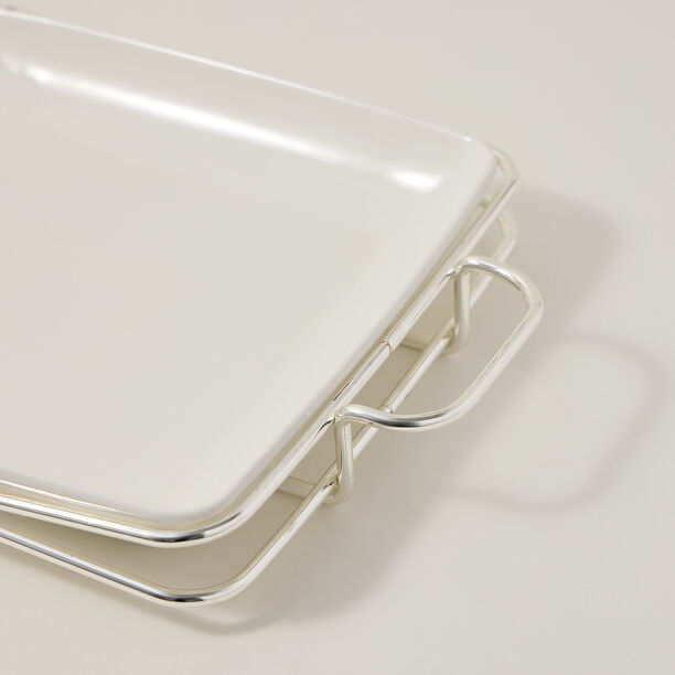 Square Plate With Stand image number 1