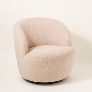 كوتاج كرسي جانبي أبيض 66*77*69 سم