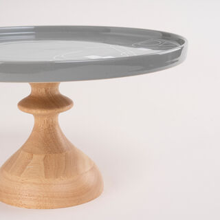 Footed Cake Stand Calligraphy