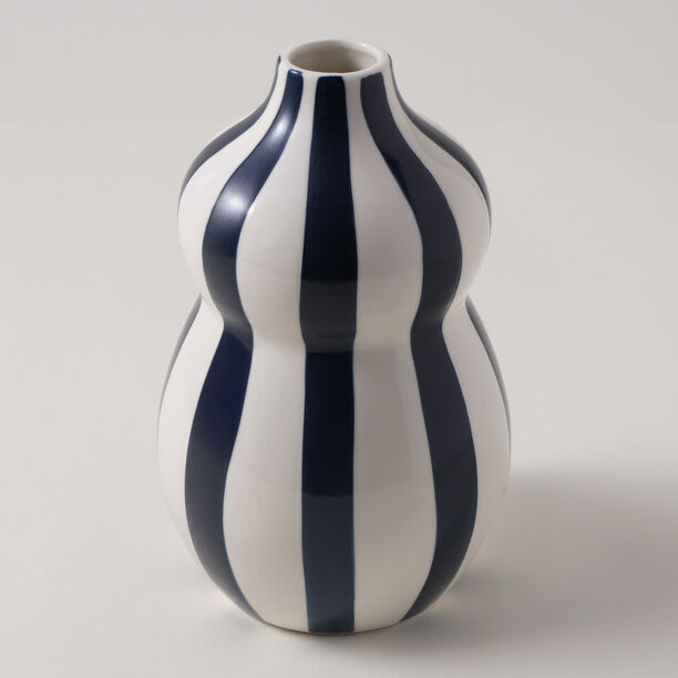 Homez Ceramic Blue And White Vase 15*15*24Cm image number 1