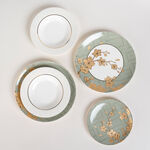 La Mesa green porcelain 18 pc dinner set image number 0