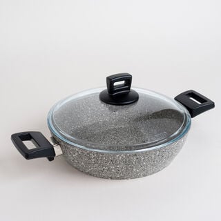Alberto gray 7 piece granite cookware set