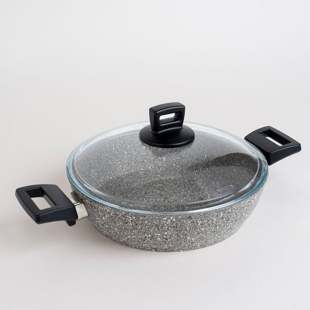 Alberto gray 7 piece granite cookware set image number 4