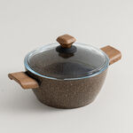 Alberto aluminium 7pcs cookware set, brownstone image number 5