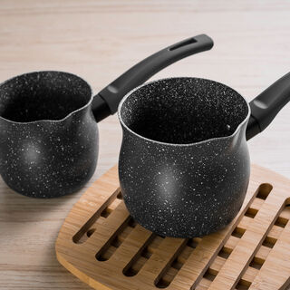 Alberto Granitic Coffee Pot With Handle Grey Color