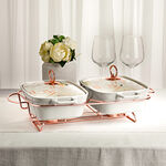 Twin Rectangle Food Warmer Sunbuli 12" image number 0