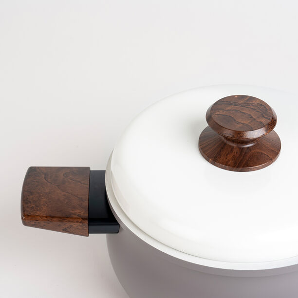 Alberto 7 piece grey ceramic cookware set image number 4