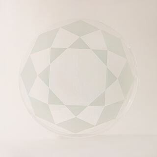 Dallaty Acrylic Serving Plate Taibah Collection 40*40*5Cm