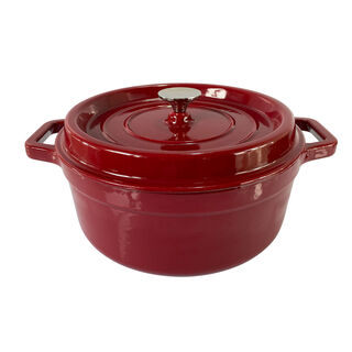 Cast Iron Casserole Aubergine 
