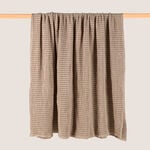 Boutique Blanche Waffle 100% Cotton Woven Throw Natural 130*180cm image number 1