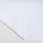 100% egyptian cotton bath towel, white 70*140 cm image number 2
