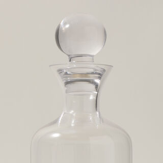 Decanter With Gold Dense Grid Cutting