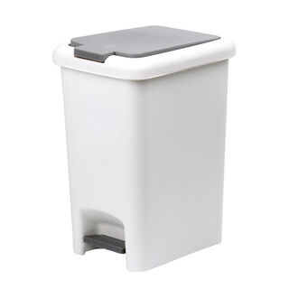 Pedal Bin White 10L
