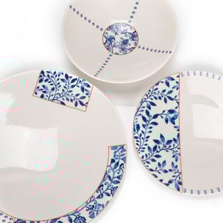 Porland 24 Pcs Dinner Set Serve 6 Persons,Folsky