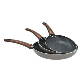 Alberto 3 piece green frypan set 20/24/28 cm