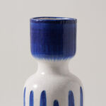 Homez Ceramic Blue And White Vase 9*9*34.5Cm image number 2