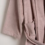 Ultra soft bathrobe, blush size S/M image number 4