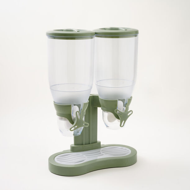 البرتو موزع حبوب مزدوج بلاستيك أخضر image number 0