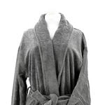 Ultra soft bathrobe, gray size S/M image number 5