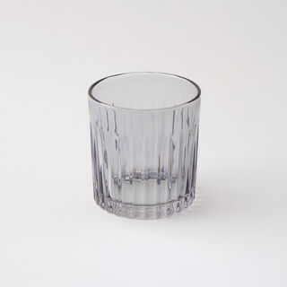 La Mesa Glass Tumbler Set 4Pcs 300Ml, Grey