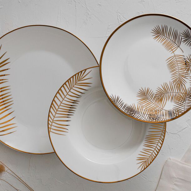 La Mesa Dinner Set 18 Pieces Gold Leaf image number 8