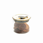 البرتو برطمان تخزين زجاج بغطاء ذهبي 400 مل image number 1