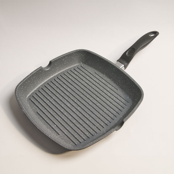 Alberto Grill Pan L:28*W:28*H:4.5 Cm Marble Color image number 4