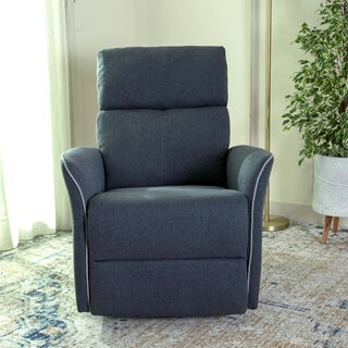 Parma manual recliner/rocking chair, dark grey