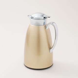 دلتي دلة شاي أو قهوة حافظة للحرارة ستيل باللون الذهبي