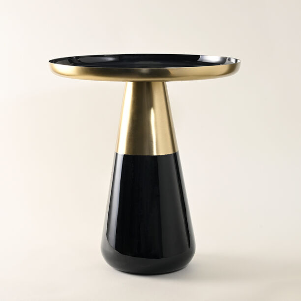 Homez Side Table Metal Gold, 40*40*45Cm image number 0