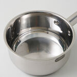 Alberto stainless steel saucepan with lid 8.5*16cm 1.7L, silver image number 3