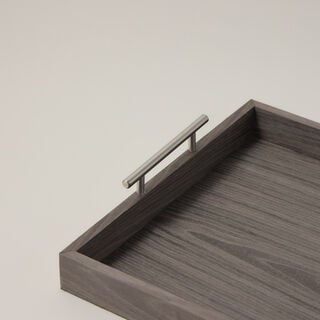 Dallaty brown wooden serving tray 48*35.8*7.5 cm