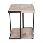 Wooden side table 40*40*50 cm image number 2