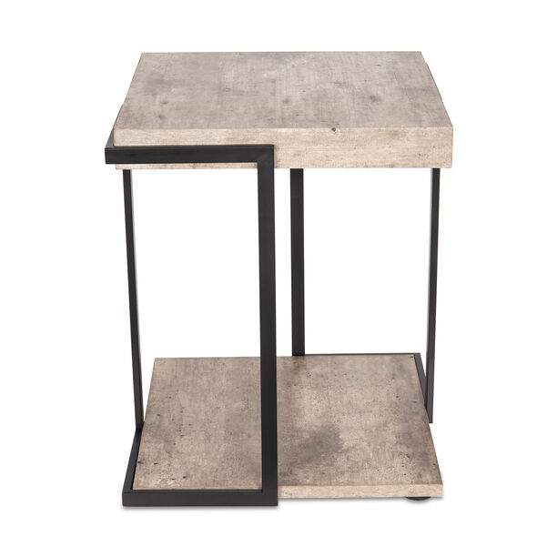Wooden side table 40*40*50 cm image number 2