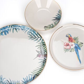 Porland 18 Pcs Dinner Set Serve 6 Persons,Exotic