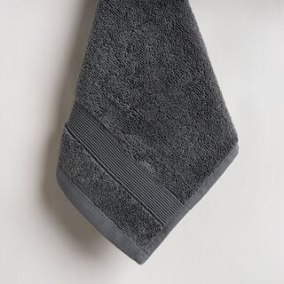 Boutique Blanche grey cotton ultra soft face towel 30*30 cm