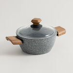 Alberto aluminium 7pcs cookware set, grainstone grey image number 3