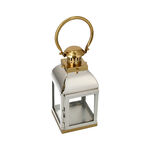 Lantern Stainless Steel Silver & Gold image number 0