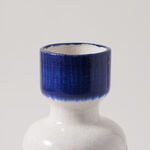 Homez Ceramic Blue And White Vase 9.7*9.7*26Cm image number 2
