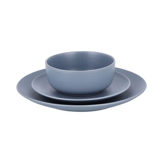 La Mesa blue stoneware 18 pc Dinner set