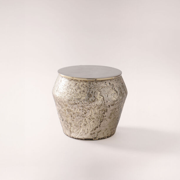 JAR CANDLE GOLD DIA 12.7X HT:11.4 CM image number 0