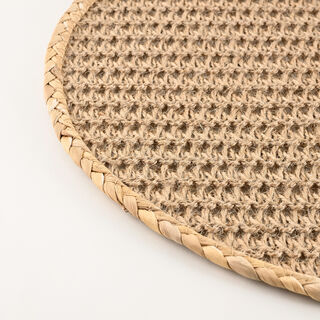 لا ميسا مفرش أطباق جوت 38سم، بني